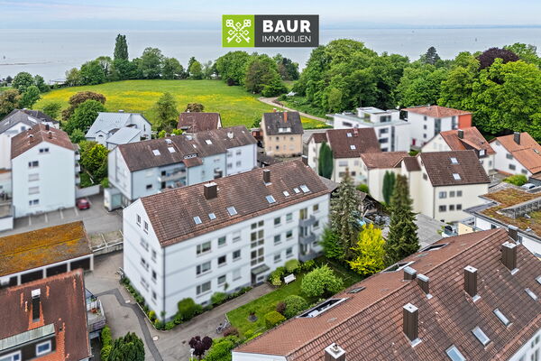 Dachgeschosswohnung in Friedrichshafen -
Ideal für Singles oder Paare!