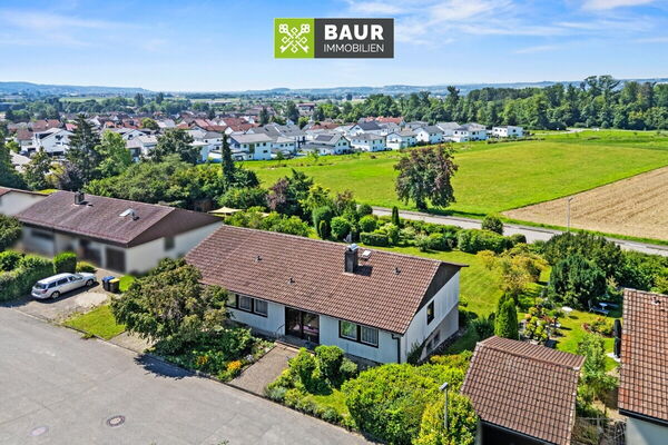 360° | Traumhafte Aussicht und einzigartiges Grundstück in Baindt!