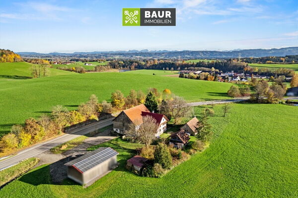 360° | Alleinlage bei Wangen-Hiltensweiler, einem landwirtschaftliches Anwesen