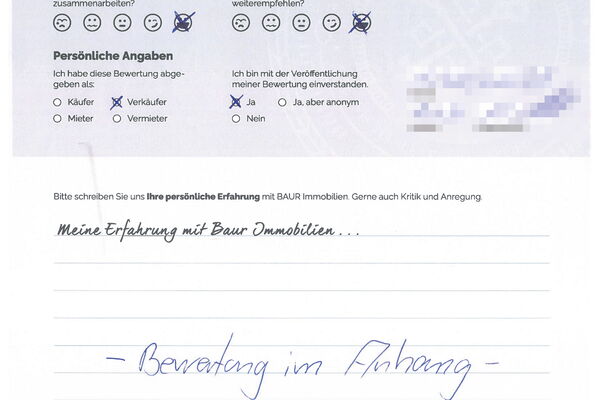Bewertung von Herr K.