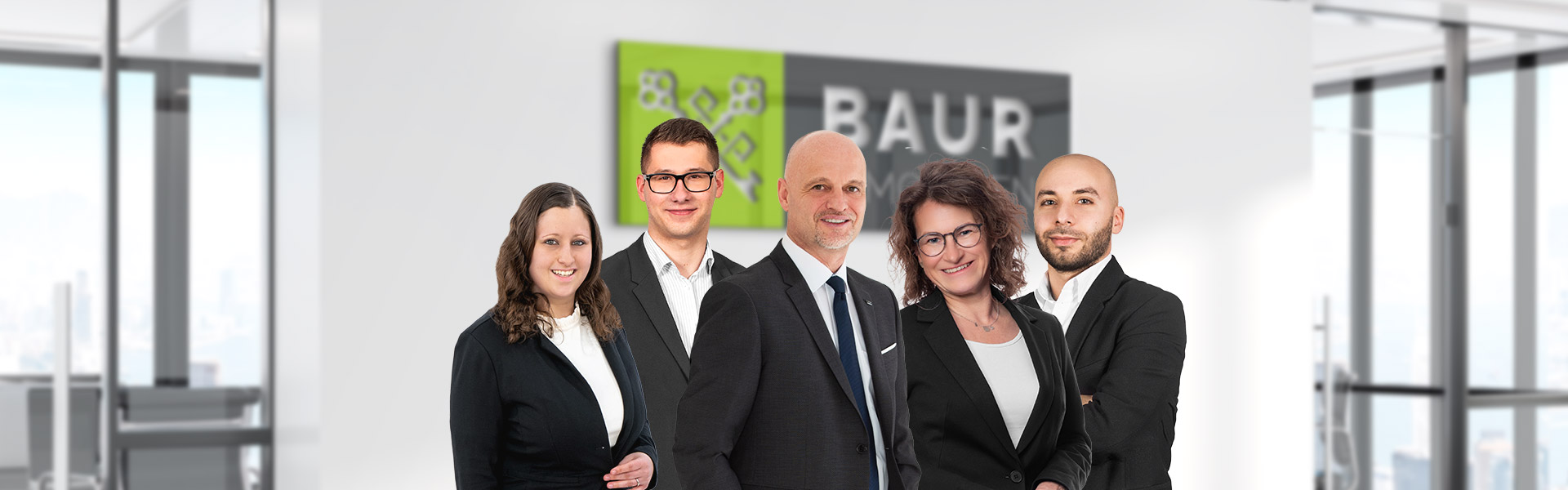 Das Team von BAUR Immobilien - Ihr Immobilienmakler in Ulm